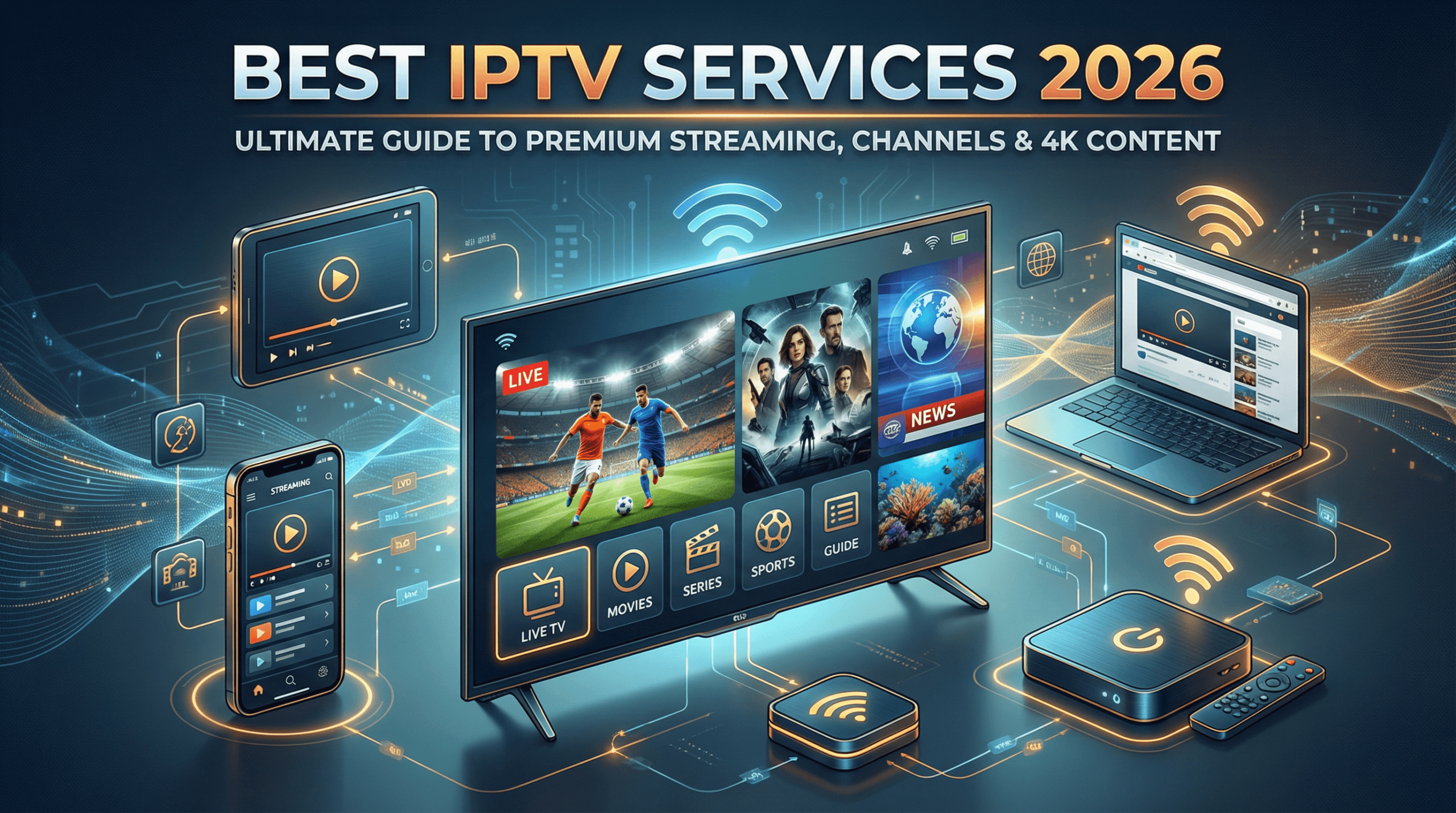 Best IPTV Services 2026 - Ultimate Guide