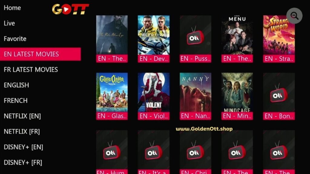 Magnum OTT IPTV : golden ott Golden IPTV Subscription provides